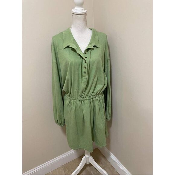 Free People Beach Matilda Mini Dress Size L - Picture 3 of 8